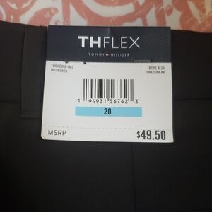 Tommy Hilfiger TH Flex Black Slacks